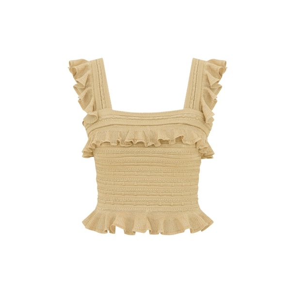 Zimmermann Clash Metallic Frill Cami