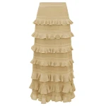 Zimmermann Clash Metallic Frill Skirt