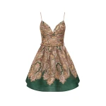 Zimmermann Clash Paisley Mini Dress in Multicolour | Mini Dresses | Coveti