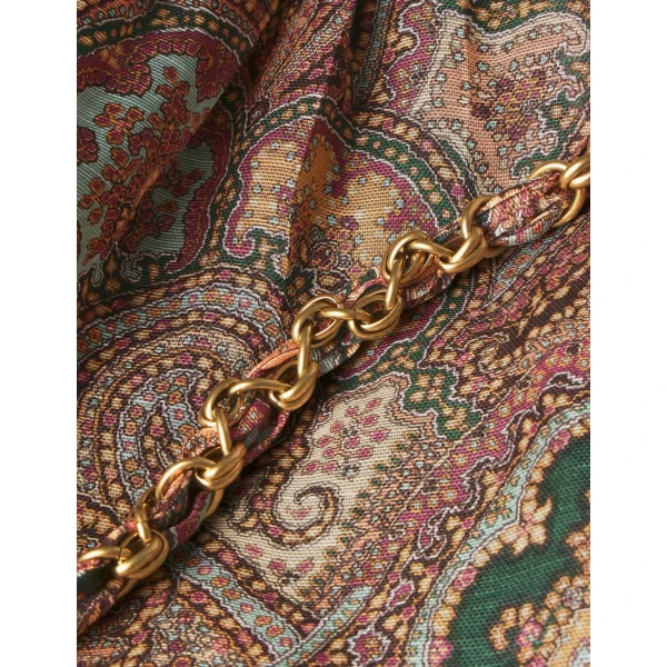 Zimmermann Clash Paisley Mini Dress in Multicolour | Mini Dresses | Coveti, view 6