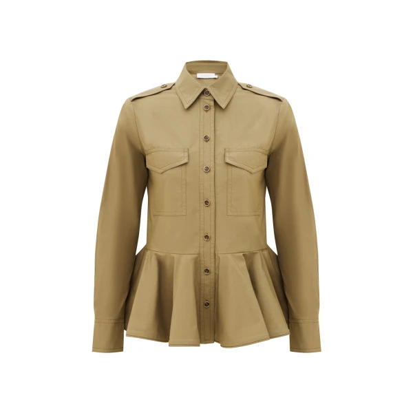 Clash Peplum Shirt