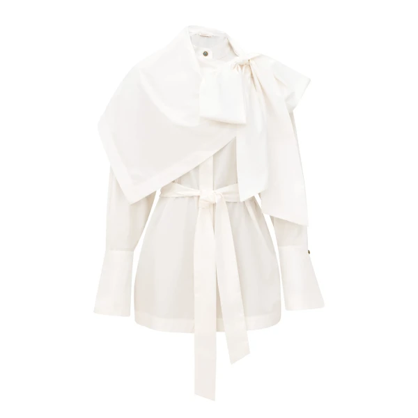 Clash Poplin Drape Shirt