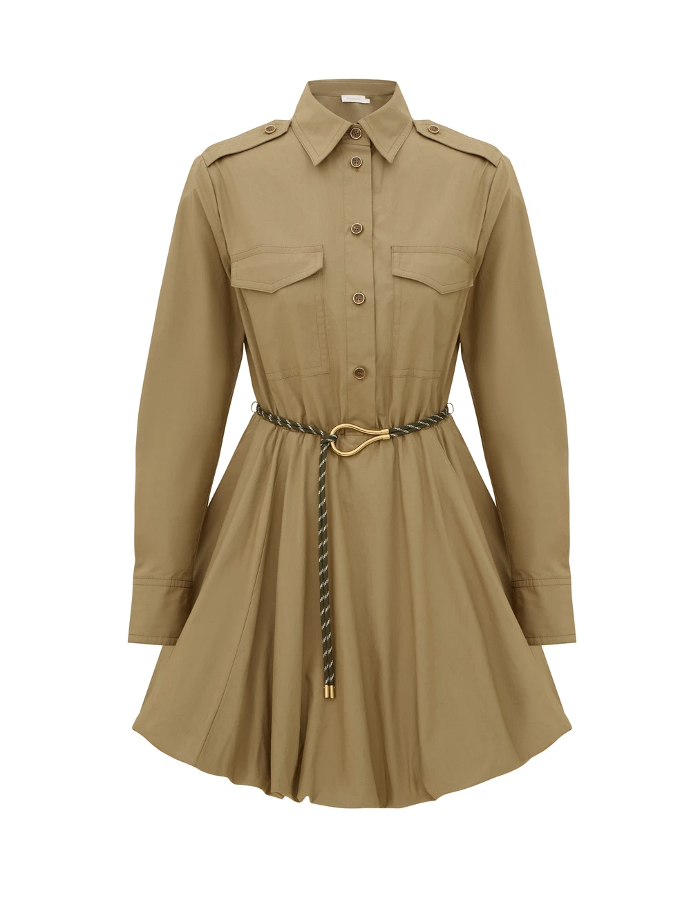 Zimmermann Clash Poplin Shirt Dress | Ready to Wear Collection Coveti Zimmermann Clash Poplin Shirt Dress
