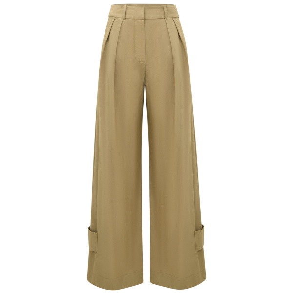 Zimmermann Clash Poplin Wide Leg Pant