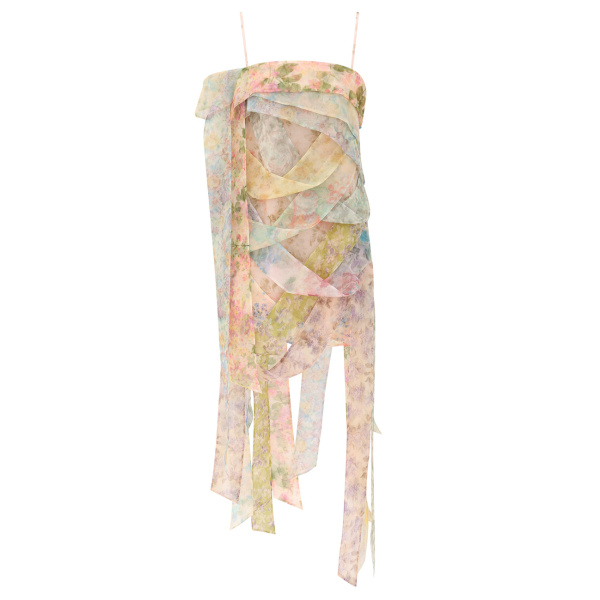 Zimmermann Clash Ribbon Mini Dress