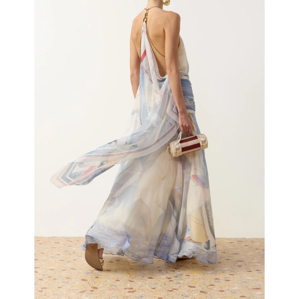 Zimmermann Clash Sail Maxi Dress in Multicolour | Maxi Dresses | Coveti, view 4