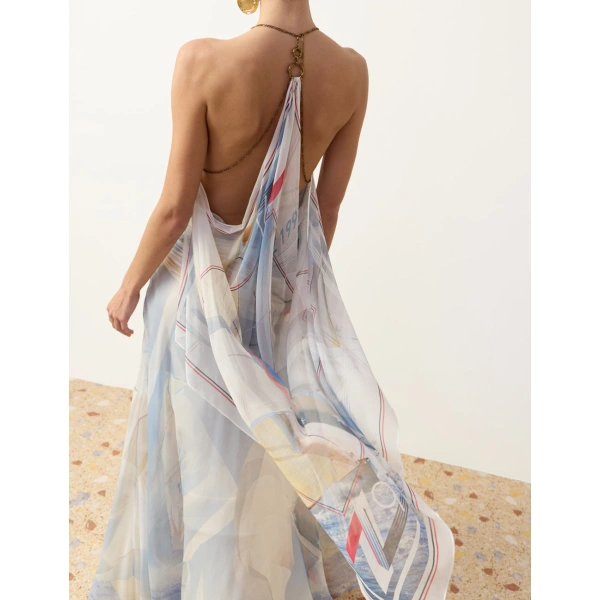 Zimmermann Clash Sail Maxi Dress in Multicolour | Maxi Dresses | Coveti, view 5