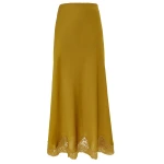 Zimmermann Clash Satin Lace Skirt