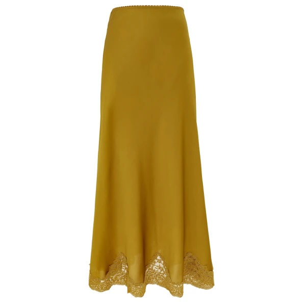 Clash Satin Lace Skirt