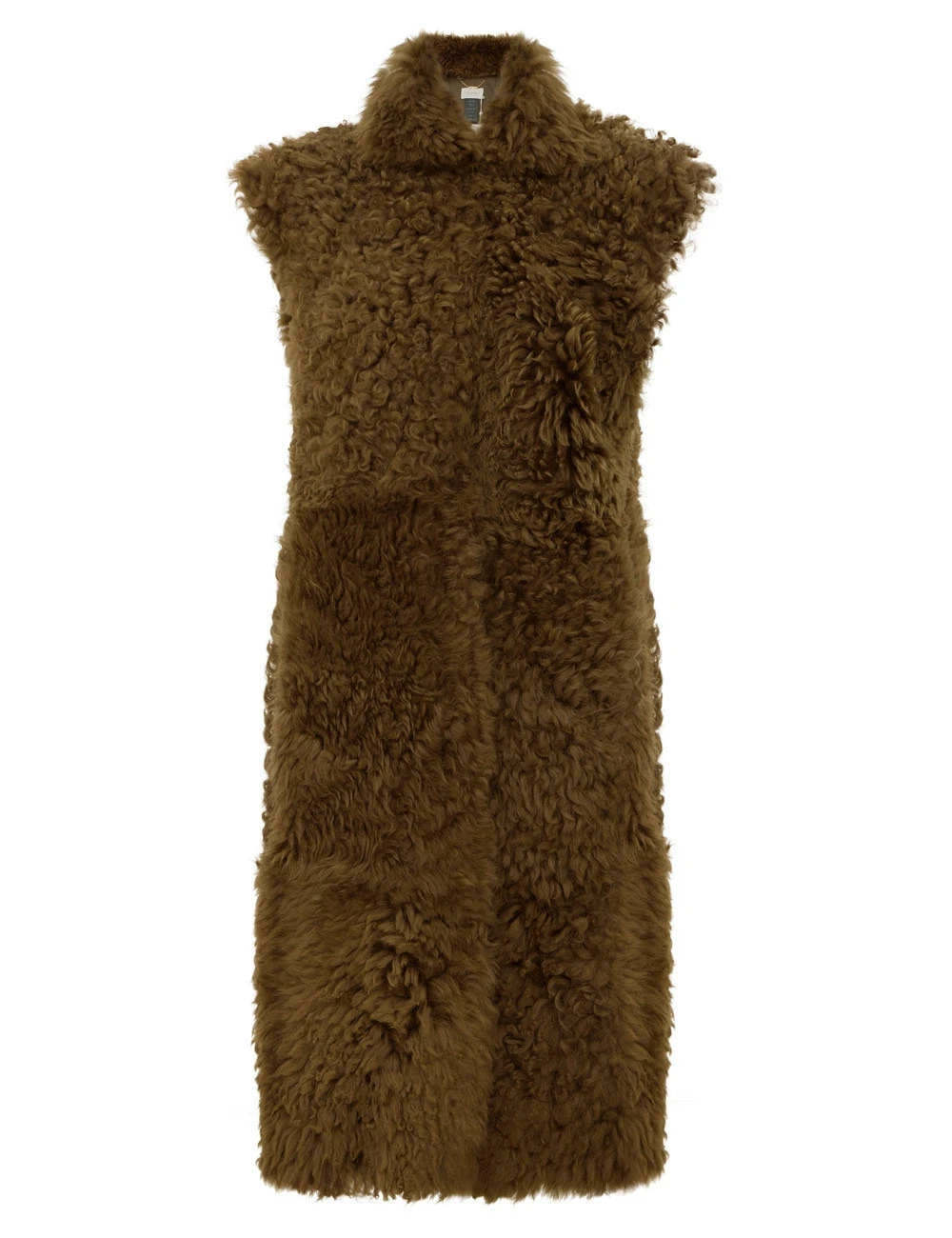 Zimmermann Clash Shearling Longline Vest in Neutrals Zimmermann Clash Shearling Longline Vest in Neutrals | Vests | Coveti