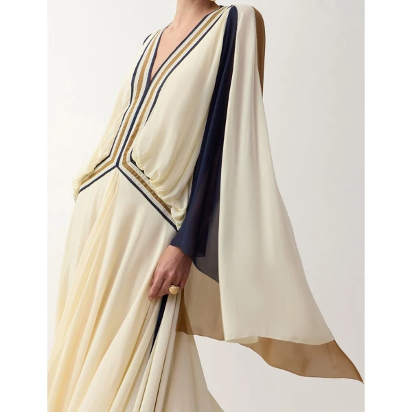 Zimmermann Clash Spliced Maxi Dress in Multicolour | Maxi Dresses | Coveti, view 5