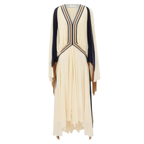 Zimmermann Clash Spliced Maxi Dress in Multicolour | Maxi Dresses | Coveti