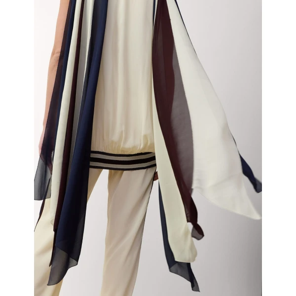 Zimmermann Clash Spliced Tunic in Multicolour | Tops | Coveti, view 5