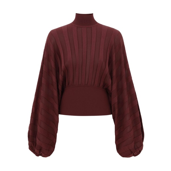 Zimmermann Clash Stripe Billow Sweater