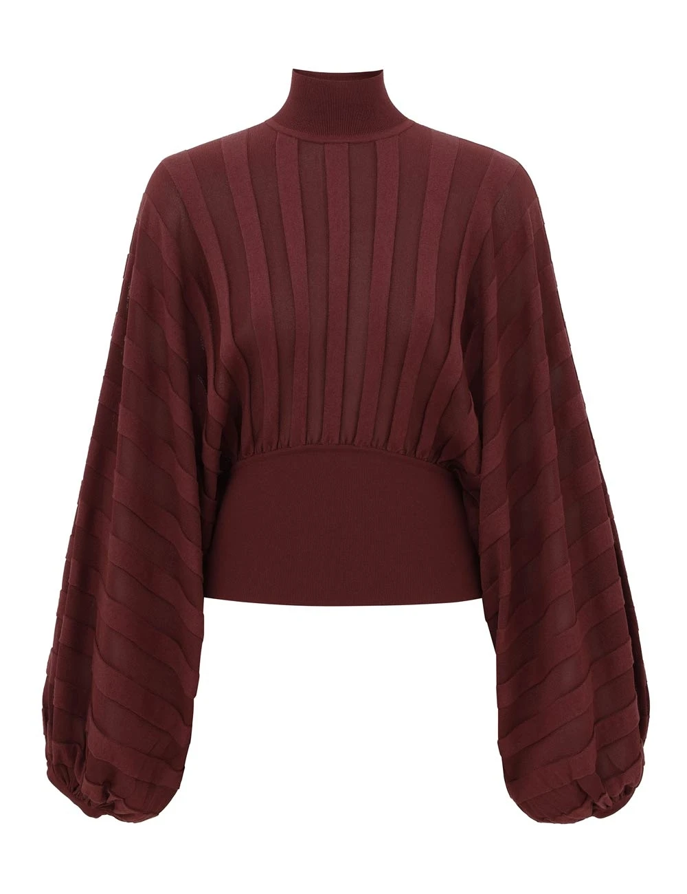 Zimmermann Clash Stripe Billow Sweater | Ready to Wear Collection Coveti Zimmermann Clash Stripe Billow Sweater
