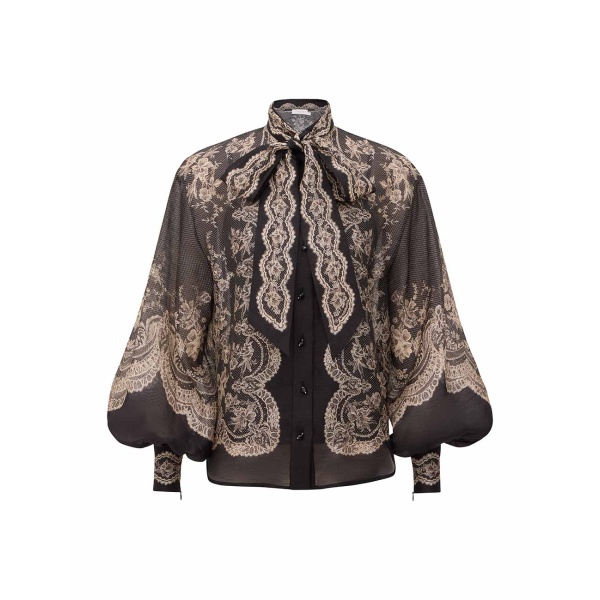 Zimmermann Clash Tie Blouse