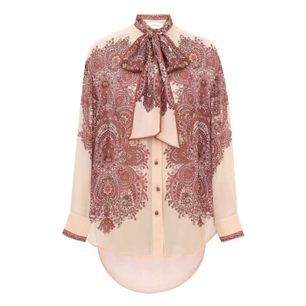 Zimmermann Clash Tie Shirt