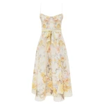 Zimmermann Clash Tuck Midi Dress