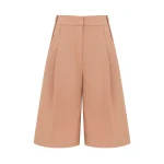 Zimmermann Clash Tuxedo Bermuda Short in Pink | Shorts | Coveti