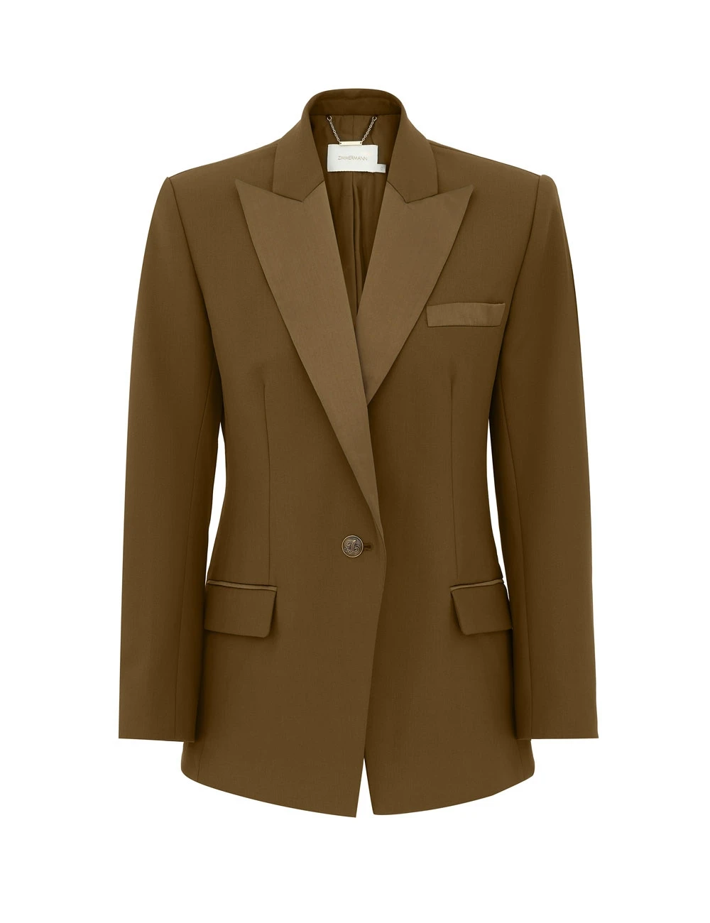Zimmermann Clash Tuxedo Jacket in Green Zimmermann Clash Tuxedo Jacket in Green | Jackets | Coveti
