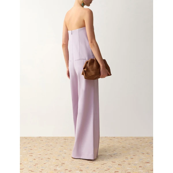 Zimmermann Clash Tuxedo Jumpsuit in Purple | Jumpsuit | Coveti, view 4