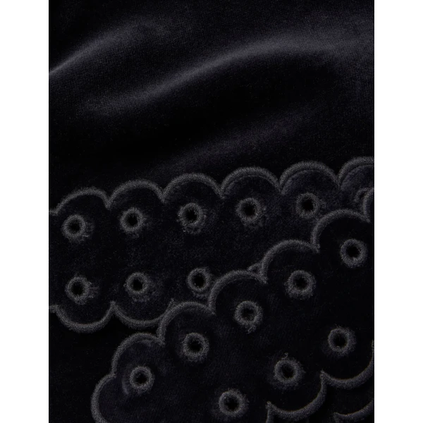 Zimmermann Clash Velvet Cropped Jacket in Black | Jackets | Coveti, view 6