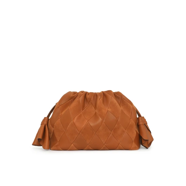 Zimmermann Cloud 91 Medium Clutch in Brown | Clutch Bags | Coveti, view 3