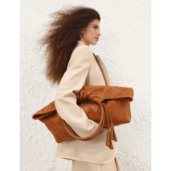 Zimmermann Cloud 91 Shopper in Brown | Totes & Top-Handle Bags | Coveti, view 4