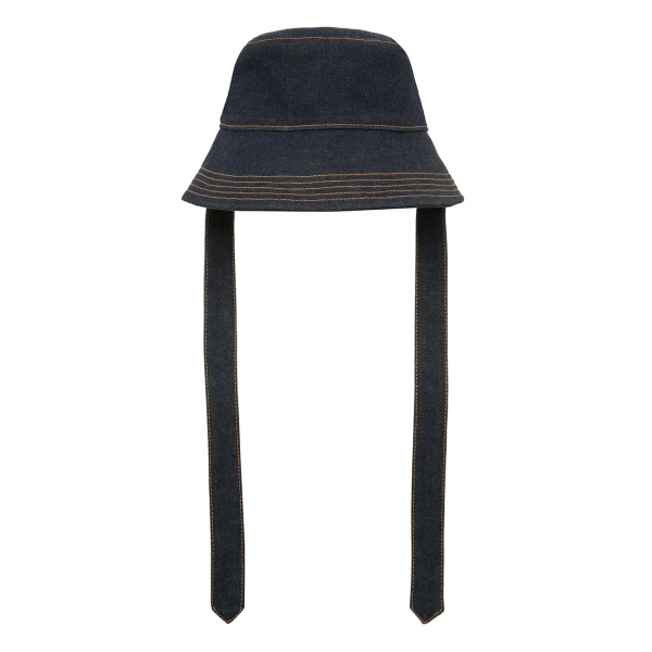 Zimmermann Denim Bucket Hat in Blue, view 5