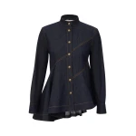 Zimmermann Denim Peplum Shirt