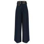 Zimmermann Denim Tailored Pant in Blue | Denim | Coveti