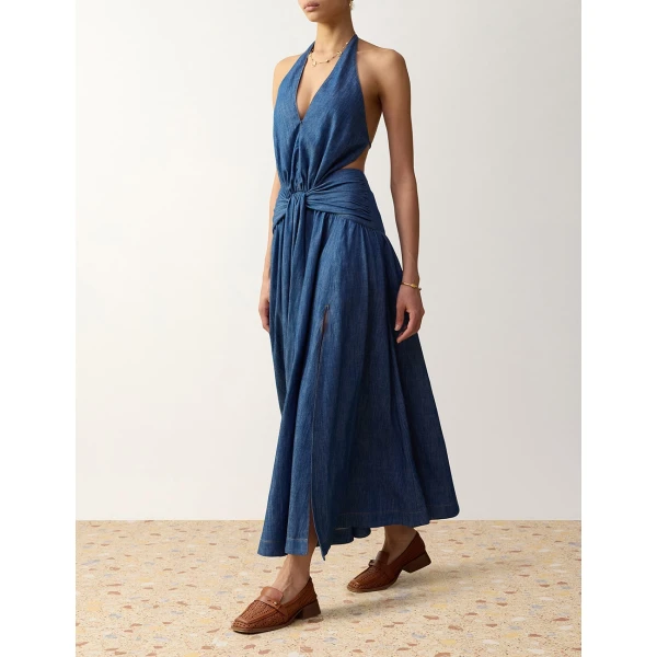 Blue dresses