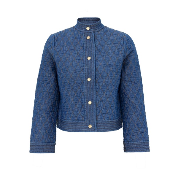 Zimmermann Echo Denim Quilted Jacket