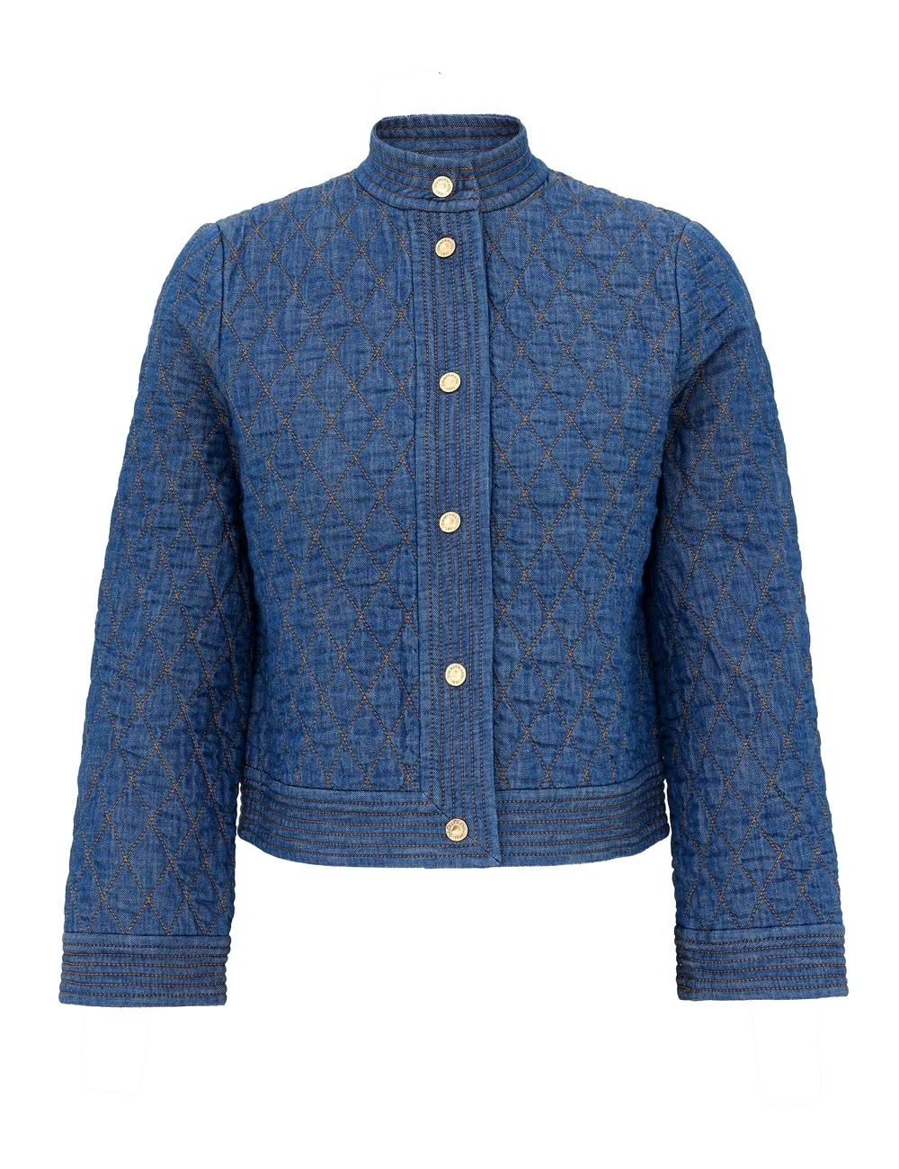 Zimmermann Echo Denim Quilted Jacket | Ready to Wear Collection Coveti Zimmermann Echo Denim Quilted Jacket