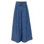 Zimmermann Echo Denim Wrap Pant