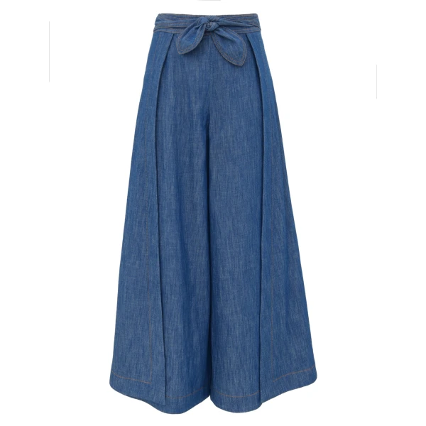 Echo Denim Wrap Pant