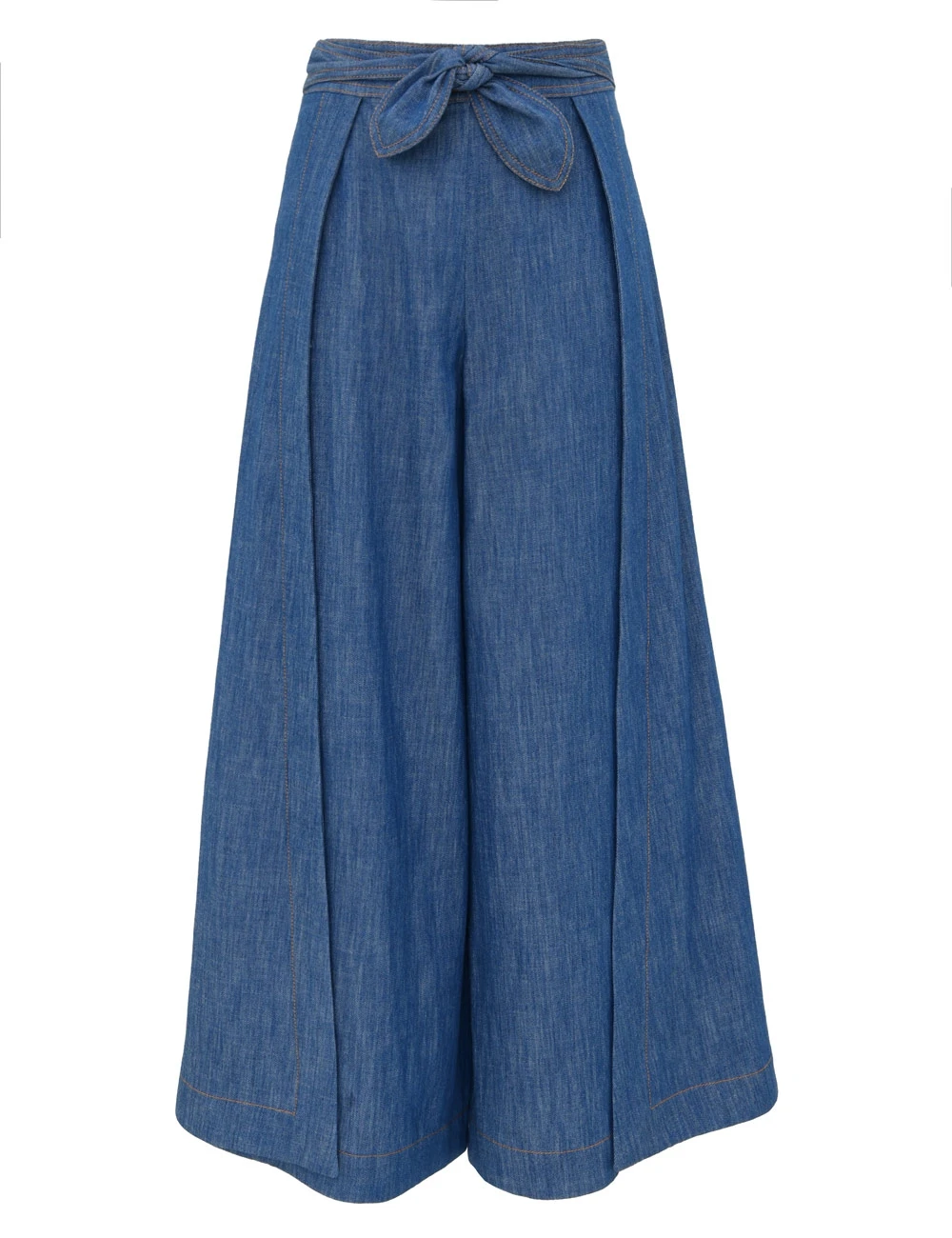 Zimmermann Echo Denim Wrap Pant | Ready to Wear Collection Coveti Zimmermann Echo Denim Wrap Pant