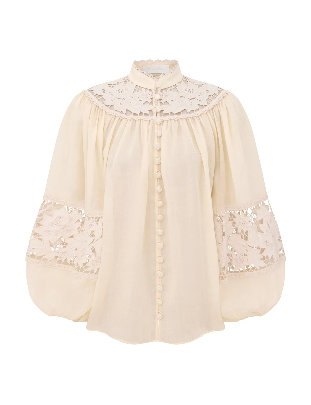 Zimmermann Echo Embroidered Blouse | Ready to Wear Collection Coveti Zimmermann Echo Embroidered Blouse