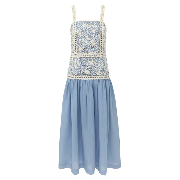 Zimmermann Echo Embroidered Slip Dress