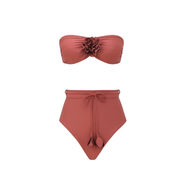Zimmermann Echo Flower Bandeau Bikini