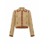 Zimmermann Echo Jacquard Cardigan