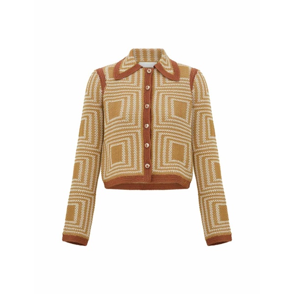 Zimmermann Echo Jacquard Cardigan
