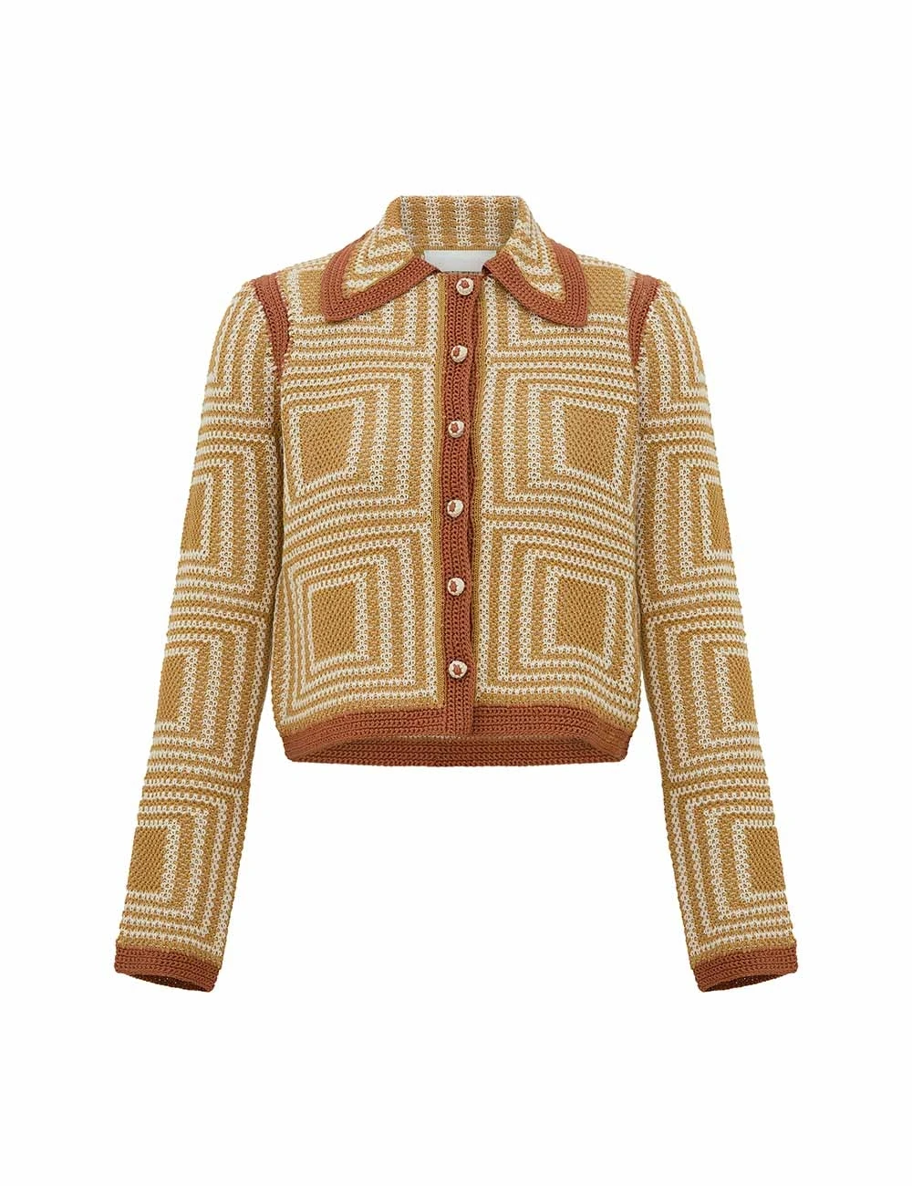 Zimmermann Echo Jacquard Cardigan | Ready to Wear Collection Coveti Zimmermann Echo Jacquard Cardigan