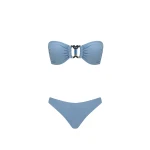 Zimmermann Echo Knot Trim Bandeau Bikini