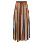 Zimmermann Echo Metallic Stripe Skirt