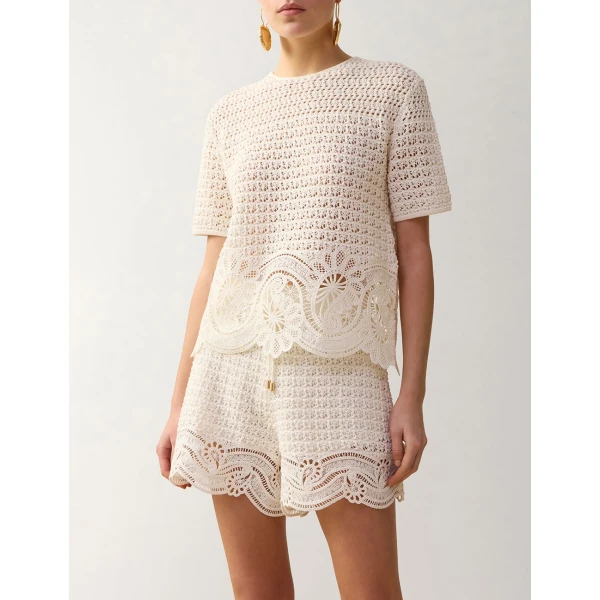 Zimmermann Ivory shorts