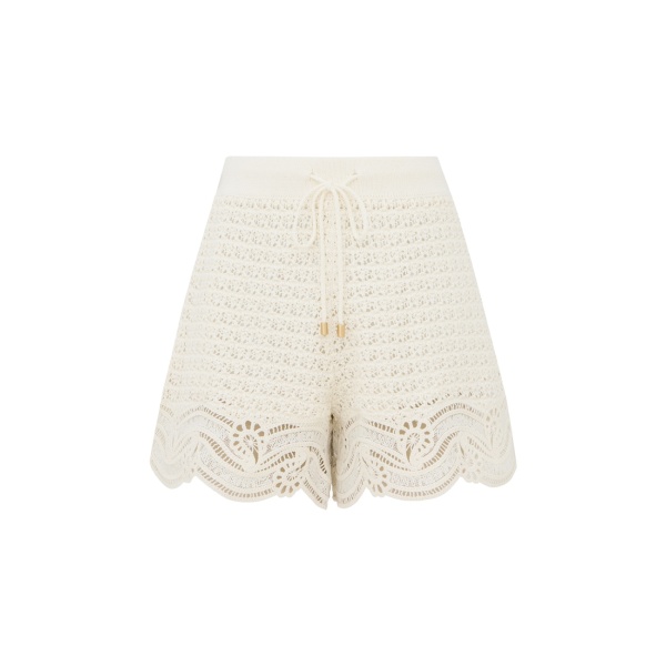 Zimmermann Echo Paisley Crochet Short