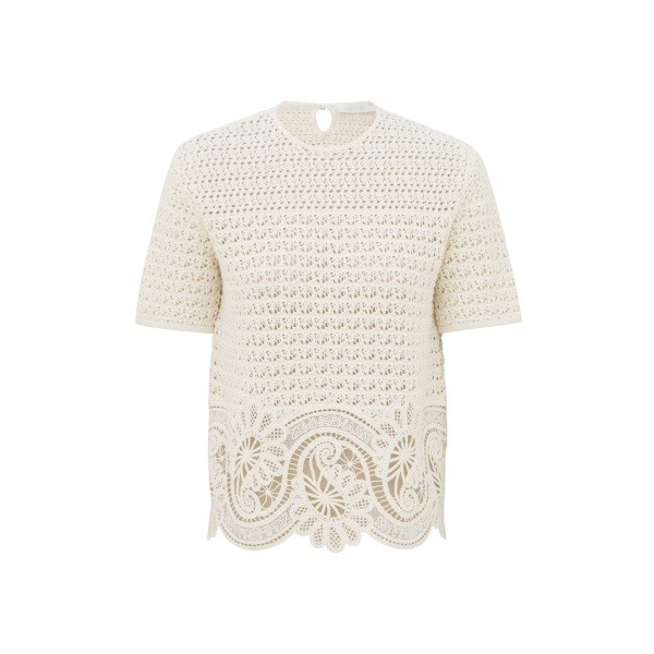 Zimmermann Echo Paisley Crochet Tee