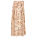 Zimmermann Echo Scarf Midi Skirt