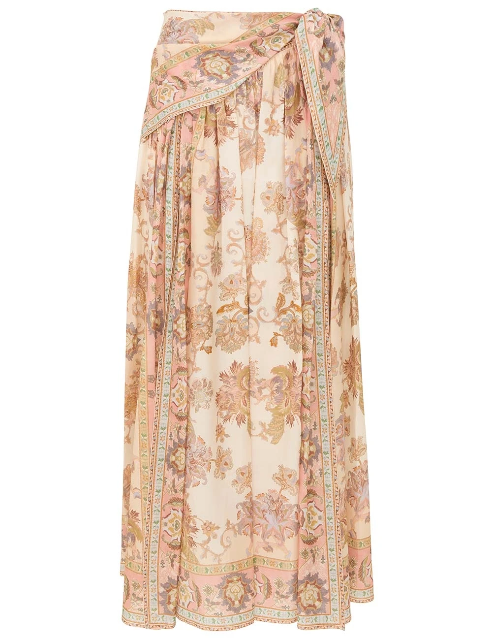 Zimmermann Echo Scarf Midi Skirt | Ready to Wear Collection Coveti Zimmermann Echo Scarf Midi Skirt